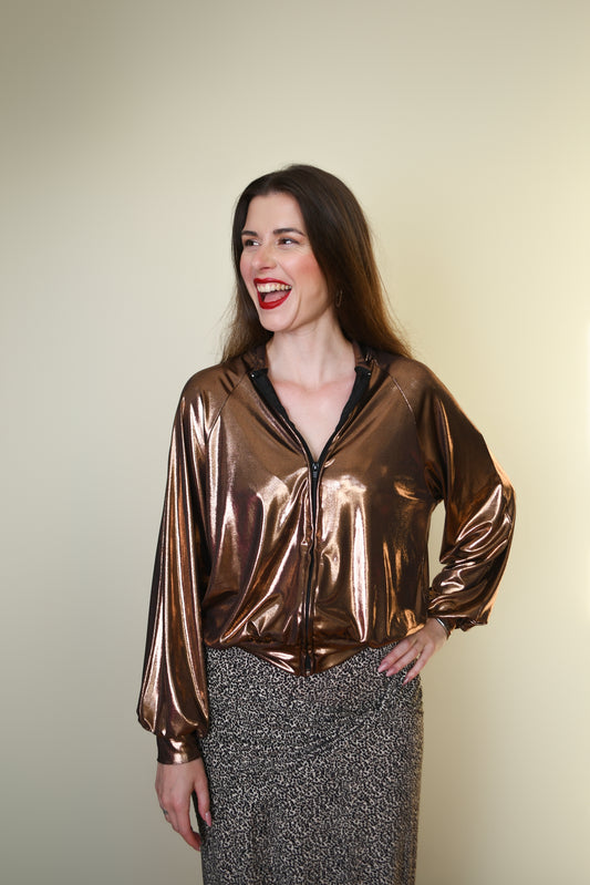 Bronze Bomber Jacket