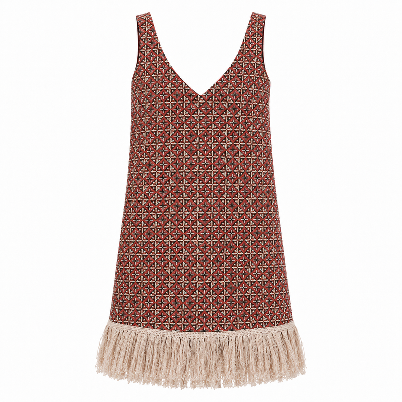 Fringe Mini Dress